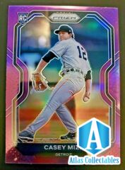 2021 Panini Prizm Casey Mize Purple Prizm #246 Rookie RC